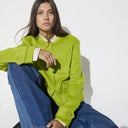 Reversible cropped jacket