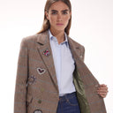 Blazer mit Aufnähern