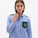 Striped Tartan Combined Shirt