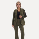 Gerader Blazer mit Tier-Motiv auf dem Rücken