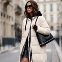 Anorak long à capuche ronde