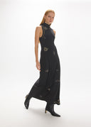 Kleid mit Strass-Applikationen