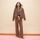Tailored straight-fit trousers