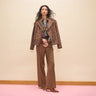 Tailored straight-fit trousers
