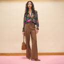 Tailored straight-fit trousers