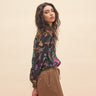 Hemd mit Tier- und Blumenmuster