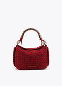 Personalized metallic strap crossbody bag