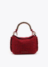 Personalized metallic strap crossbody bag