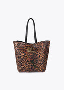 Bolso shopper animal print leopardo
