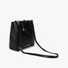 Faux leather quilted bag