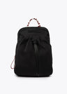Mochila Nylon asas logotipadas a contraste