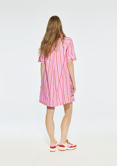 Vestido Camisero corto manga corta
