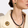 Broche Medalhão Cabeça de Leopardo