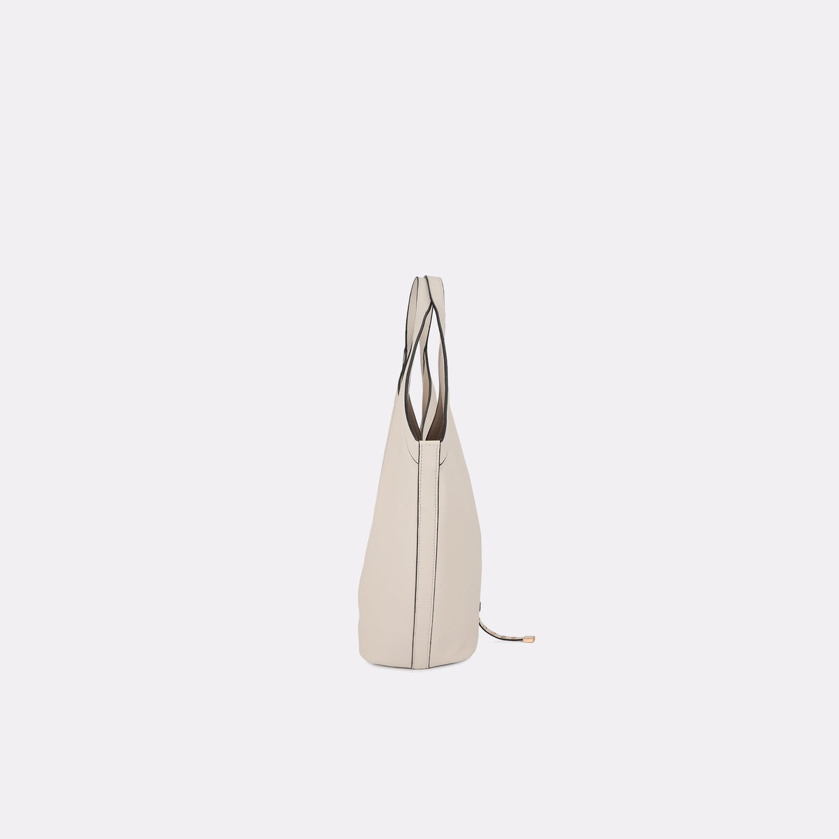 Faux Leather Shopper with Mini Studs