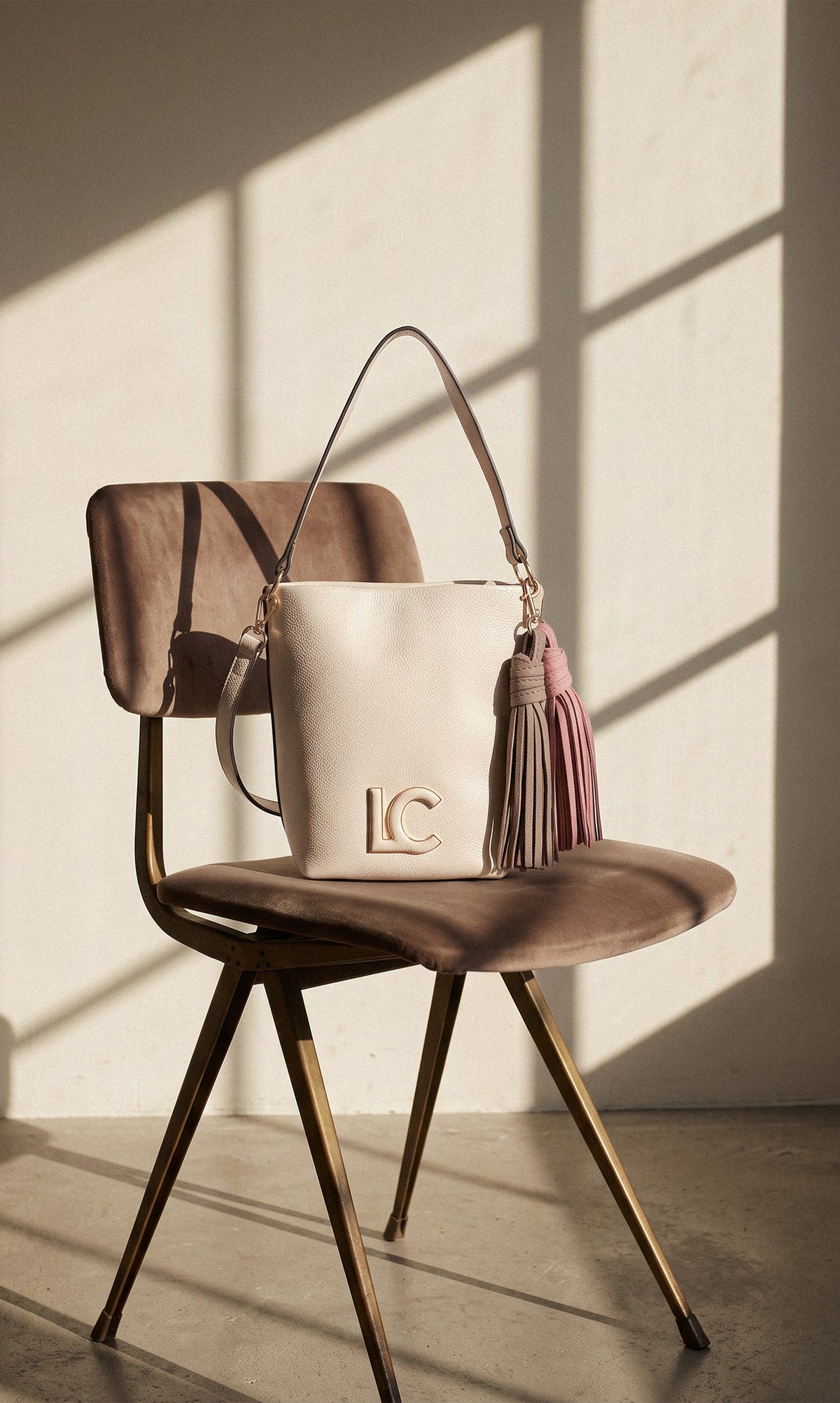 Faux Leather Crossbody with Tassels