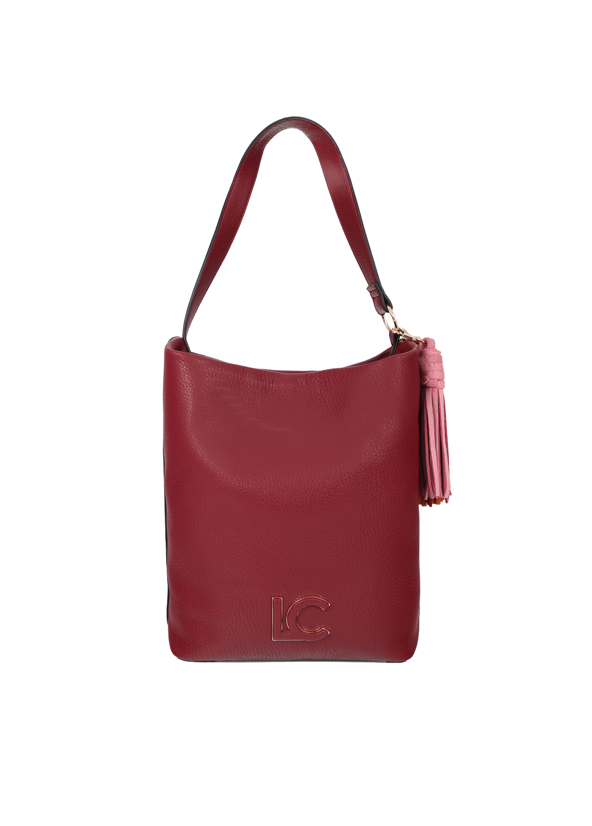 Shopper in Lederoptik mit Logo - Lola Casademunt – Lolacasademunt