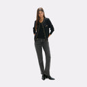 Denim tobillero con detalle cadeneta