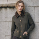 Gilet col fourrure