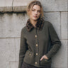 Gilet col fourrure