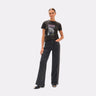 Savage V-Ausschnitt Graues T-Shirt