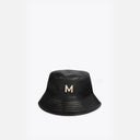 Faux leather bucket hat
