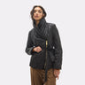 Short quilted belted anorak