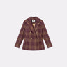 Windowpane plaid blazer