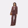 Windowpane plaid blazer