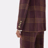 Windowpane plaid blazer