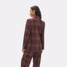 Windowpane plaid blazer