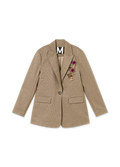 MARRON-MULTICOLOR