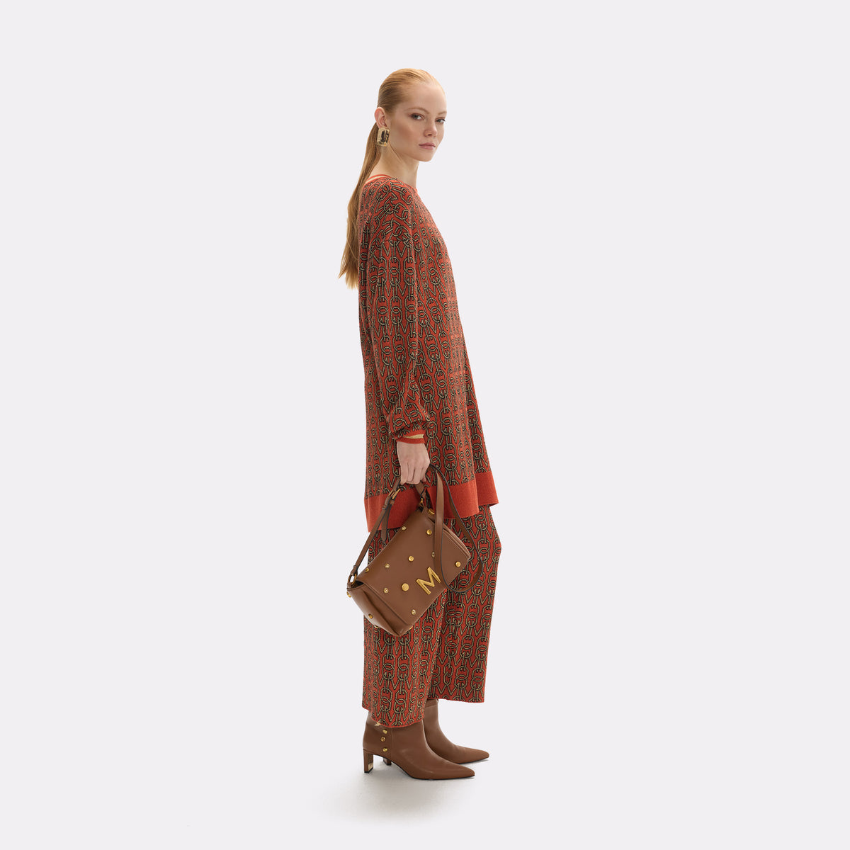 Logomania Jacquard Knit Pants