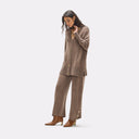 Pantalón Tricot Botones Laterales