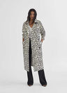 Trenchcoat mit Schlangenoptik