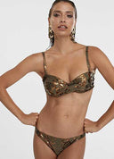 Bikini à imprimé animal fantaisie