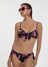 Maxi logo print bikini