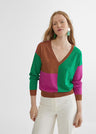 Mehrfarbiger Pullover