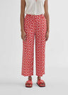 Cropped-Hose mit Monogramm.