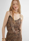 Top lencero animal print