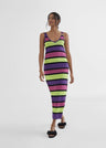 Vestido largo rayas