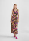 Bedrucktes Midikleid